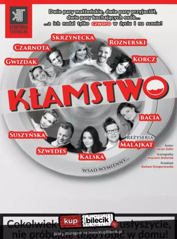 KŁAMSTWO- komedia małżeńska w gwiazdorskiej obsadzie!!!